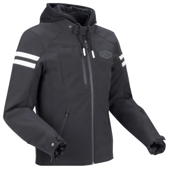 Blouson Moto Segura Ritchy Noir blanc Blouson Moto Segura Ritchy Noir blanc