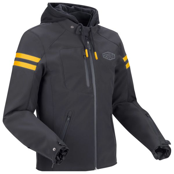 Blouson Moto Segura Ritchy Noir jaune