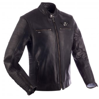 Blouson Moto Segura Riverton Black Grey