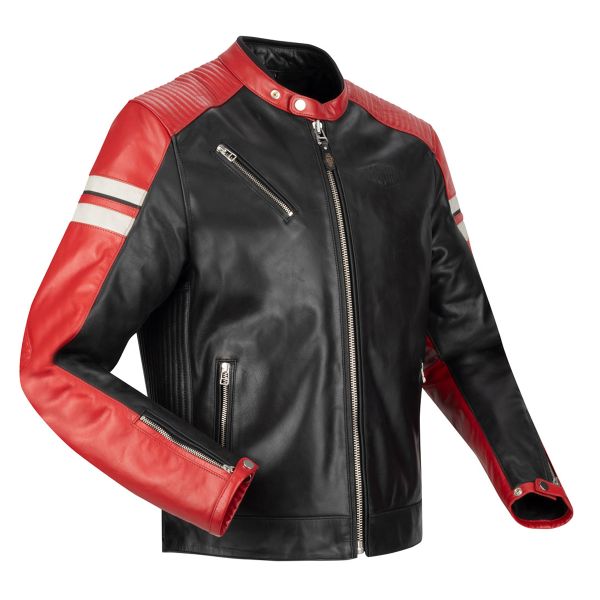Blouson Moto Segura Romeo Black Red
