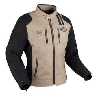 Blouson Moto Segura Scorpio Black Taupe