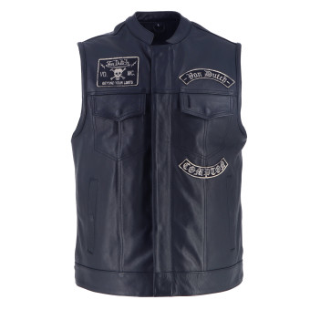 Blouson Moto Von Dutch Apache Leather Noir Blouson Moto Von Dutch Apache Leather Noir