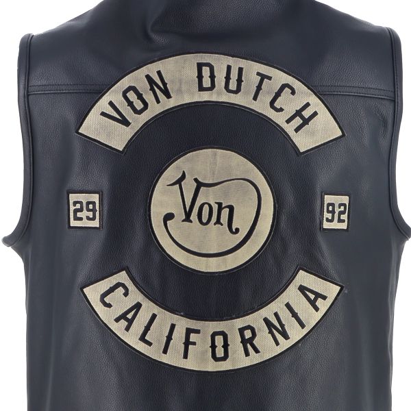 Von Dutch Apache Leather Noir