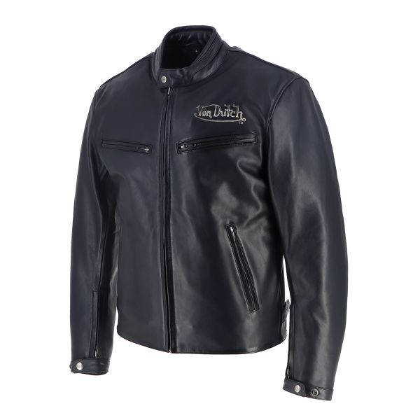 Von Dutch Basic Leather Rag Noir