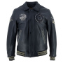 Blouson Moto Von Dutch Brooklyn Leather Wash Black