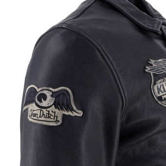 Von Dutch Brooklyn Leather Wash Black
