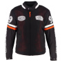 Blouson Moto Von Dutch California Air Mesh Black Orange White