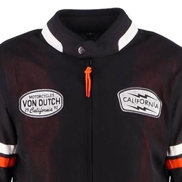 Von Dutch California Air Mesh Black Orange White