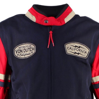 Von Dutch California Air Mesh Blue Red Beige
