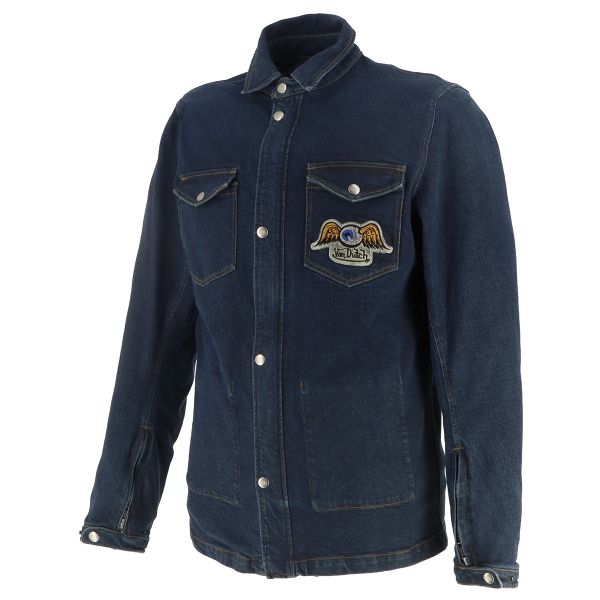 Von Dutch Captain Denim Bleu Dirty