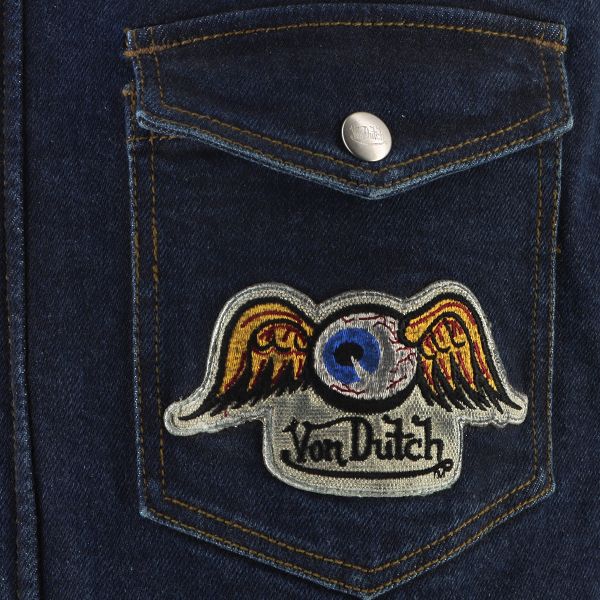 Von Dutch Captain Denim Bleu Dirty