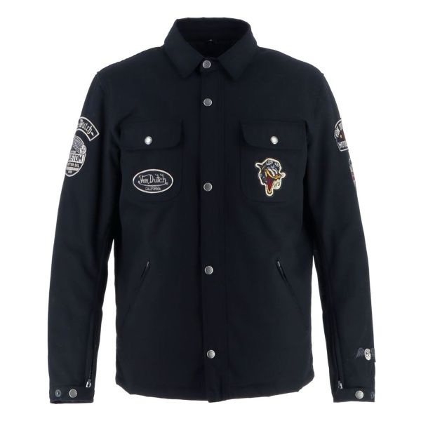 Blouson Moto Von Dutch Distroy Black