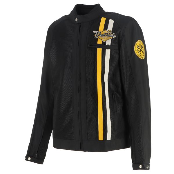 Von Dutch Speed Racer Air T-Mesh Noir Blanc Jaune