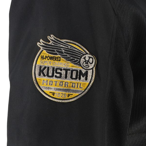 Von Dutch Speed Racer Air T-Mesh Noir Blanc Jaune