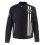 Blouson Moto Von Dutch Speed Racer Tech Noir Beige