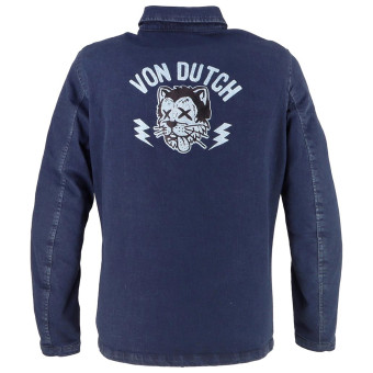 Von Dutch Stray Cat Coton Denim Blue Dirty