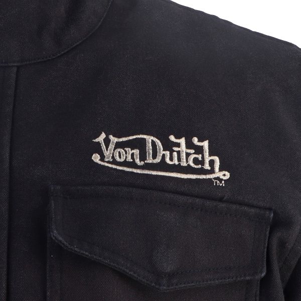 Von Dutch Warrior Canvas Noir