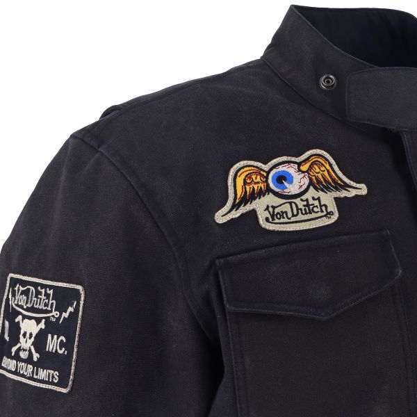 Von Dutch Warrior Canvas Noir