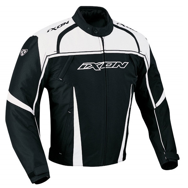 Blouson Moto Ixon Typhon Noir Blanc