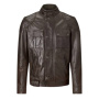 Blouson Moto Belstaff Brooklands Leather Black Brown