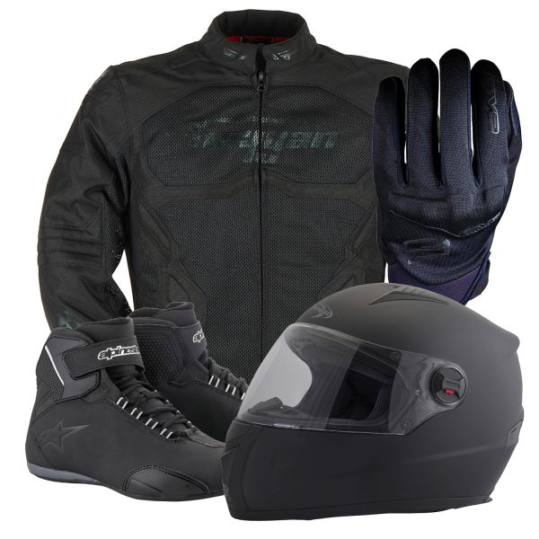 Casque veste gants intercom moto - Équipement moto