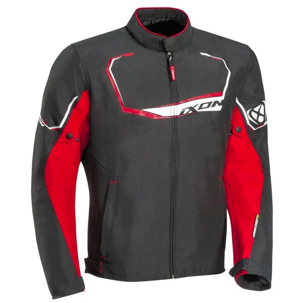 Blouson Moto Ixon Challenge Black Red