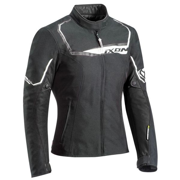 Blouson Moto Ixon Challenge Lady Black White Blouson Moto Ixon Challenge Lady Black White