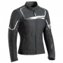 Blouson Moto Ixon Challenge Lady Black White