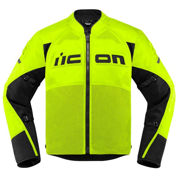 Blouson Moto ICON Contra 2 Hi-Viz Yellow