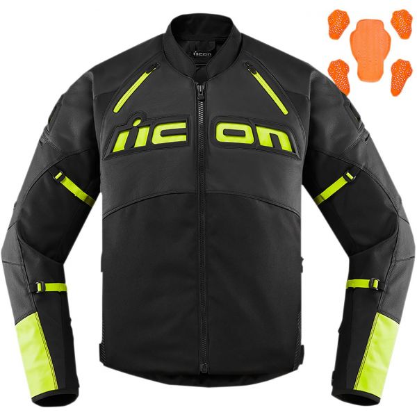 Blouson Moto ICON Contra2 Hi-Viz