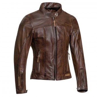 Blouson Moto Ixon Crank Air Lady Marron