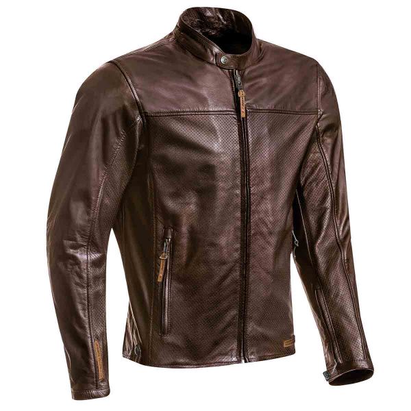 Blouson Moto Ixon Crank Air Marron Blouson Moto Ixon Crank Air Marron