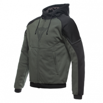Blouson Moto Dainese Daemon-X Safety Hoodie Green Black