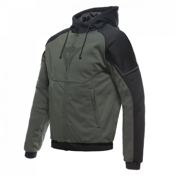 Blouson Moto Dainese Daemon-X Safety Hoodie Green Black Blouson Moto Dainese Daemon-X Safety Hoodie Green Black