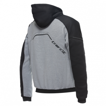Dainese Daemon-X Safety Hoodie Melange Grey Black Red Fluo