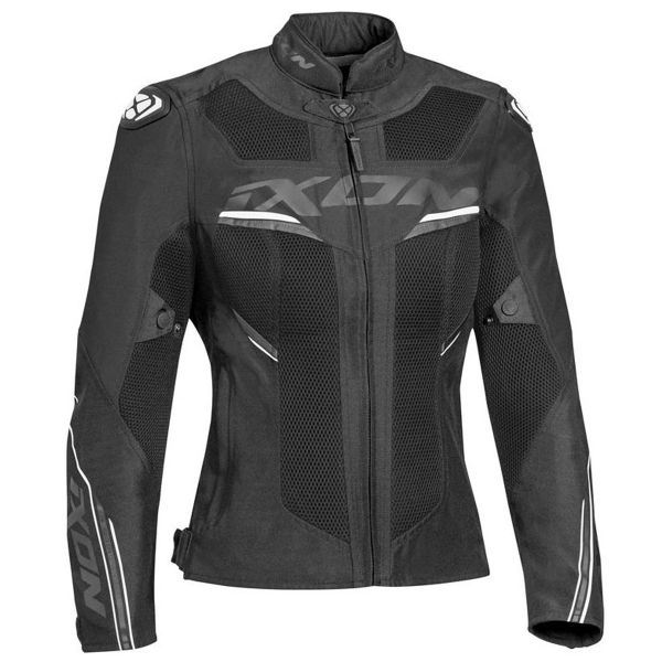 Blouson Moto Ixon Draco Lady Black White