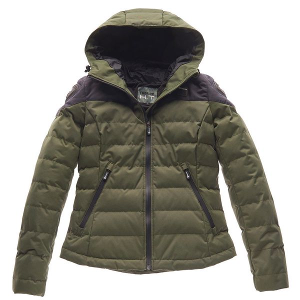 Blouson Moto Blauer Easy Winter 2.0 Woman Kaki Blue