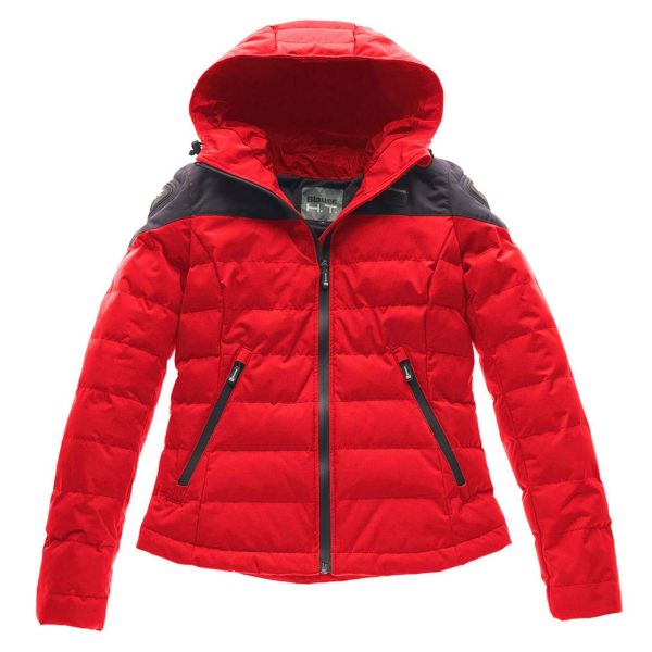 Blouson Moto Blauer Easy Winter 2.0 Woman Red Blue
