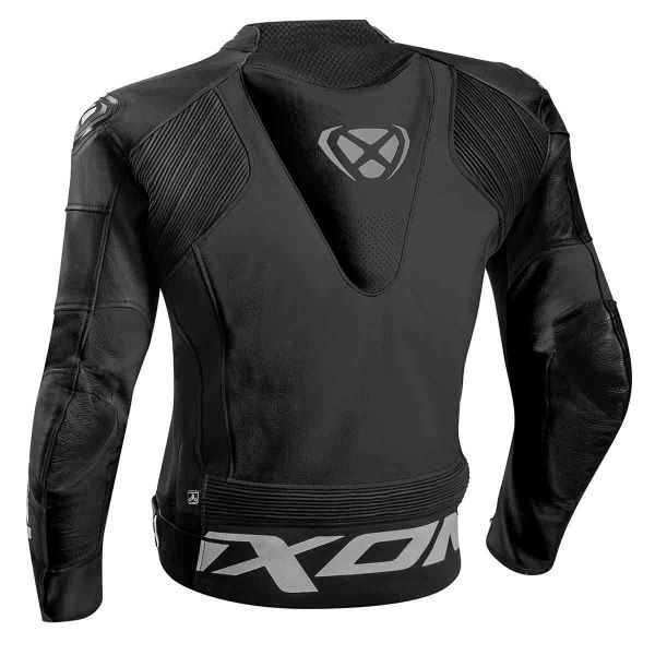 Noir Blanc Gris S Ixon Falcon JKT 1002010411020 Blouson Moto