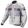 Blouson Moto Macna Fluent Light Grey Red Blue