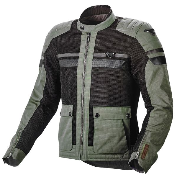 Blouson Moto Macna Fluent Military Green
