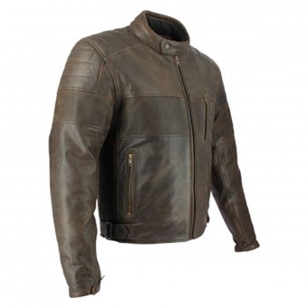 Blouson Moto Soubirac Frisco II Marron