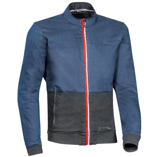 Blouson Moto Ixon Fulham Navy Black