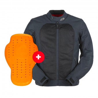 Blouson Moto Furygan Genesis Mistral Evo 2 Blue Black + Dorsale D3O Viper Niveau 2 Blouson Moto Furygan Genesis Mistral Evo 2 Blue Black + Dorsale D3O Viper Niveau 2