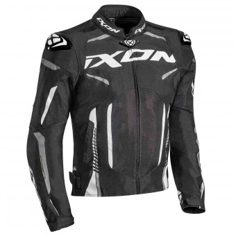Blouson Moto Ixon Gyre Noir Blanc
