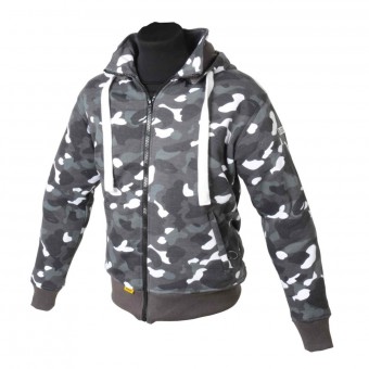 Blouson Moto Booster Hoodie Core Camo Noir Blanc Blouson Moto Booster Hoodie Core Camo Noir Blanc