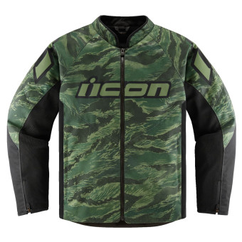 Blouson Moto ICON Hooligan Tiger Blood Jacket Green Blouson Moto ICON Hooligan Tiger Blood Jacket Green