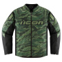 Blouson Moto ICON Hooligan Tiger Blood Jacket Green