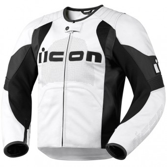 Blouson Moto ICON Overlord Jacket White