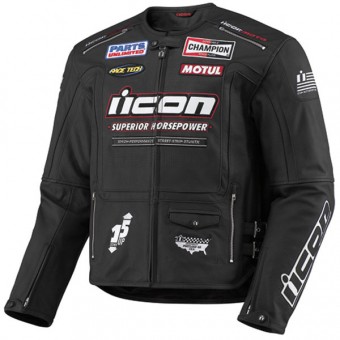 Blouson Moto ICON Victory Hero Black